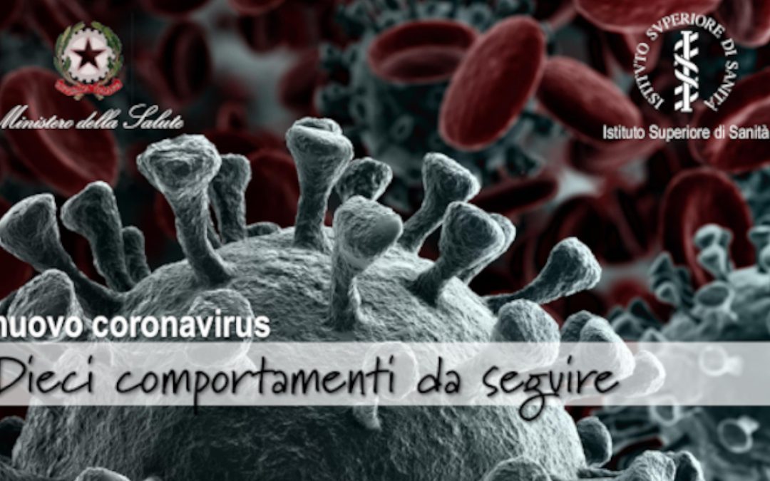 Nuovo Coronavirus dieci comportamenti da seguire